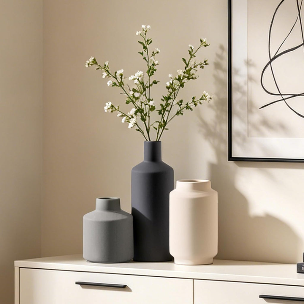 The Ceramic Vase Set of 3