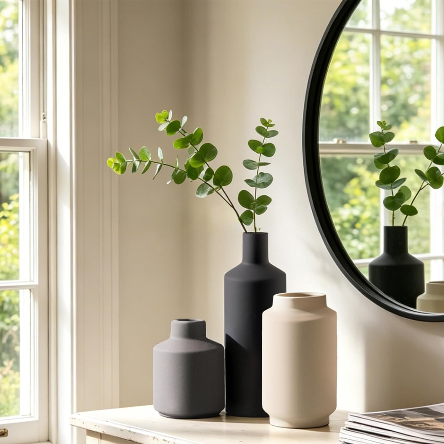 The Ceramic Vase Set of 3