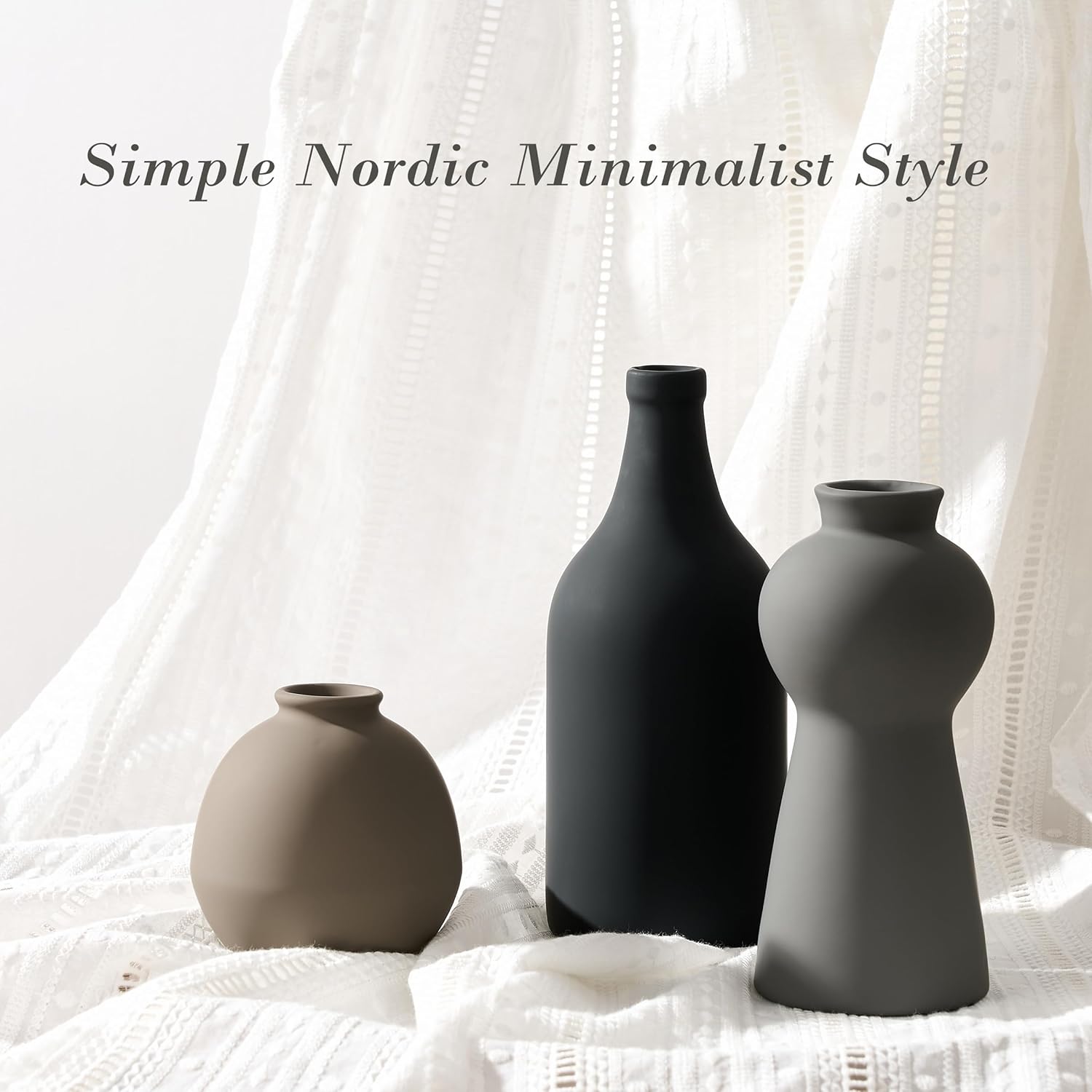 Ceramic Vase Set of 3