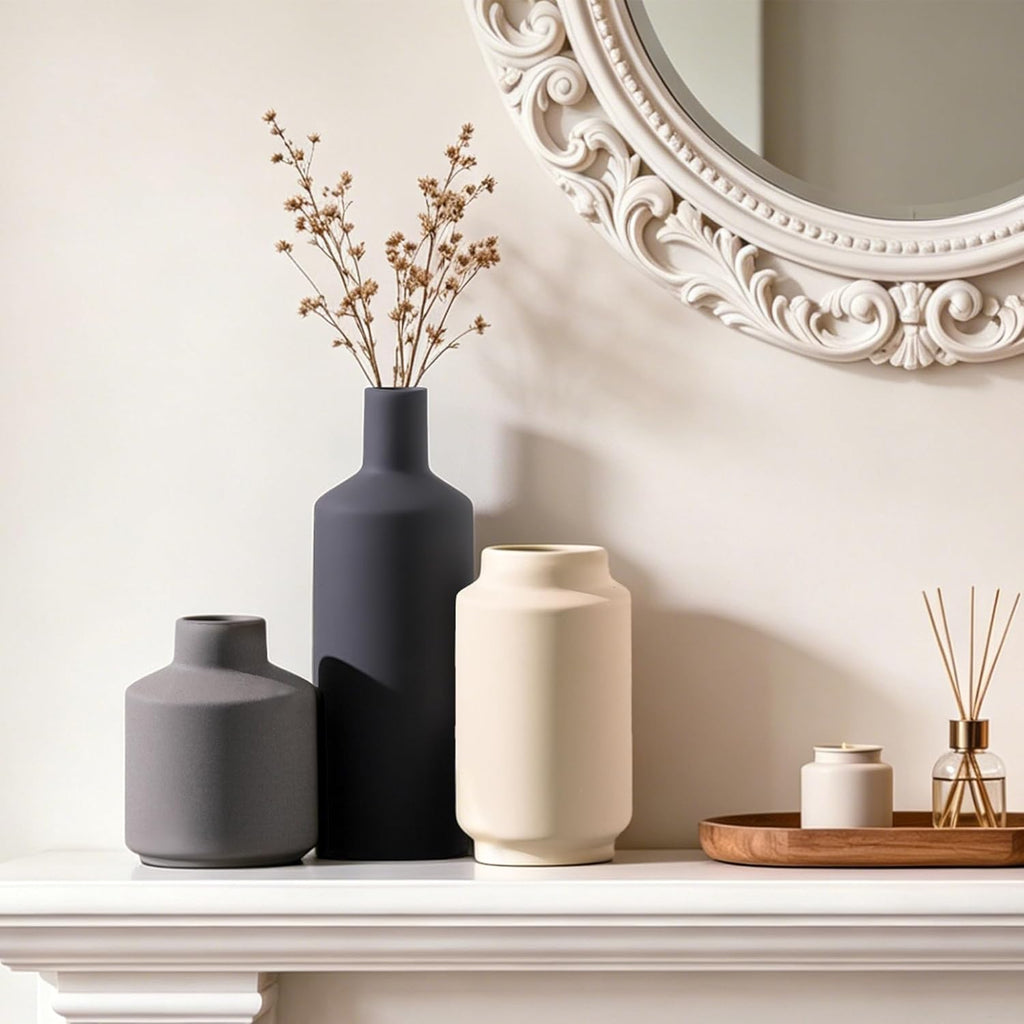 The Ceramic Vase Set of 3
