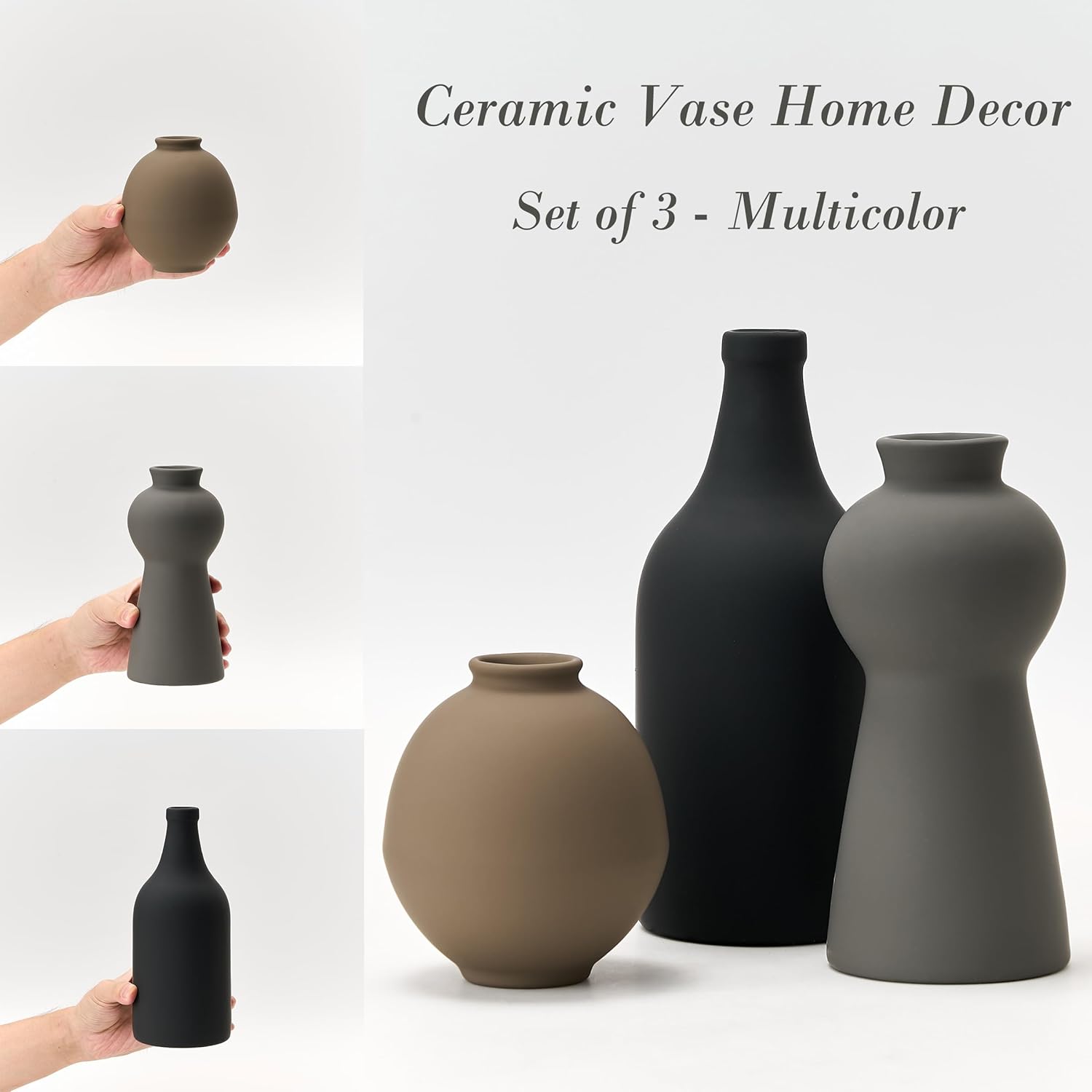 Ceramic Vase Set of 3