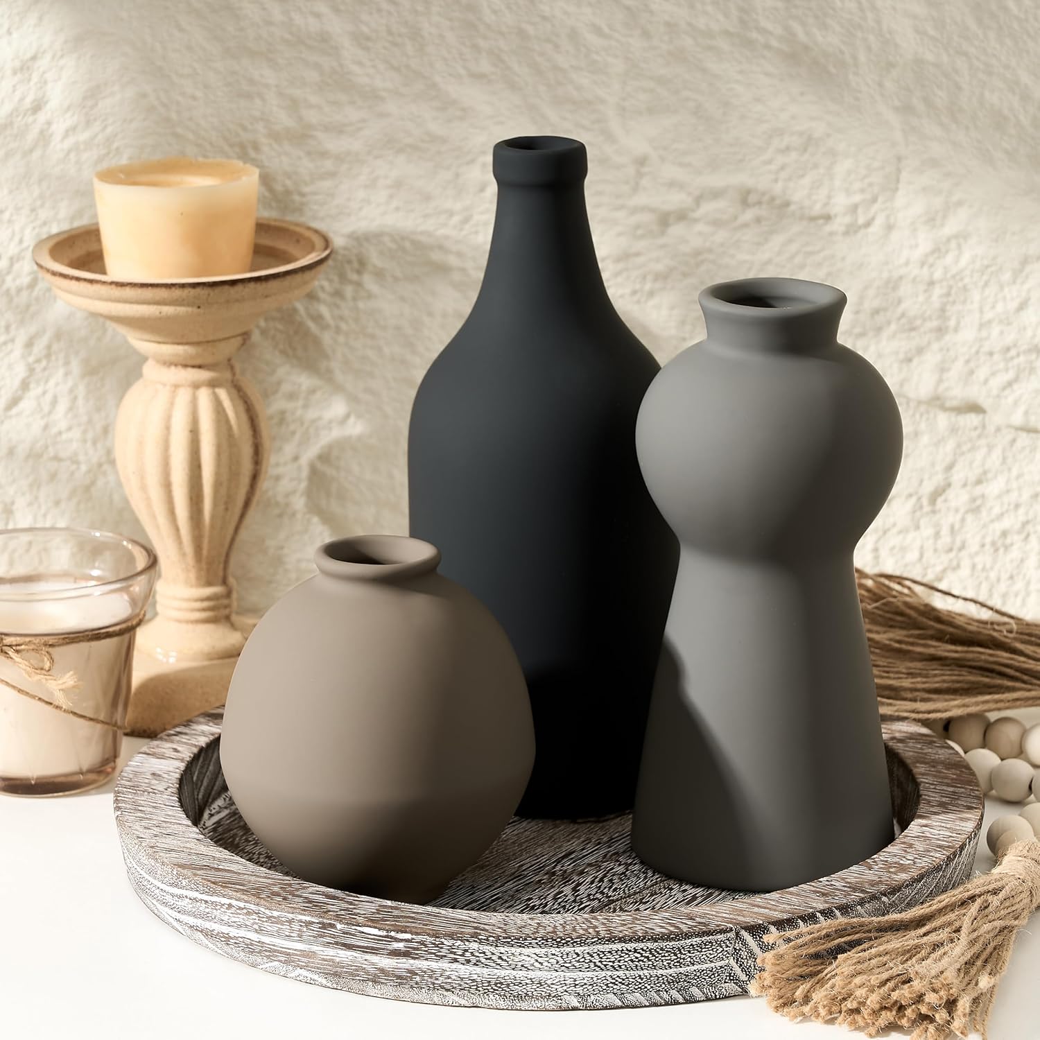 Ceramic Vase Set of 3